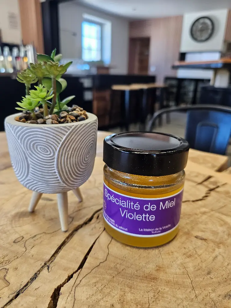 Spécialité miel saveur violette 230g
